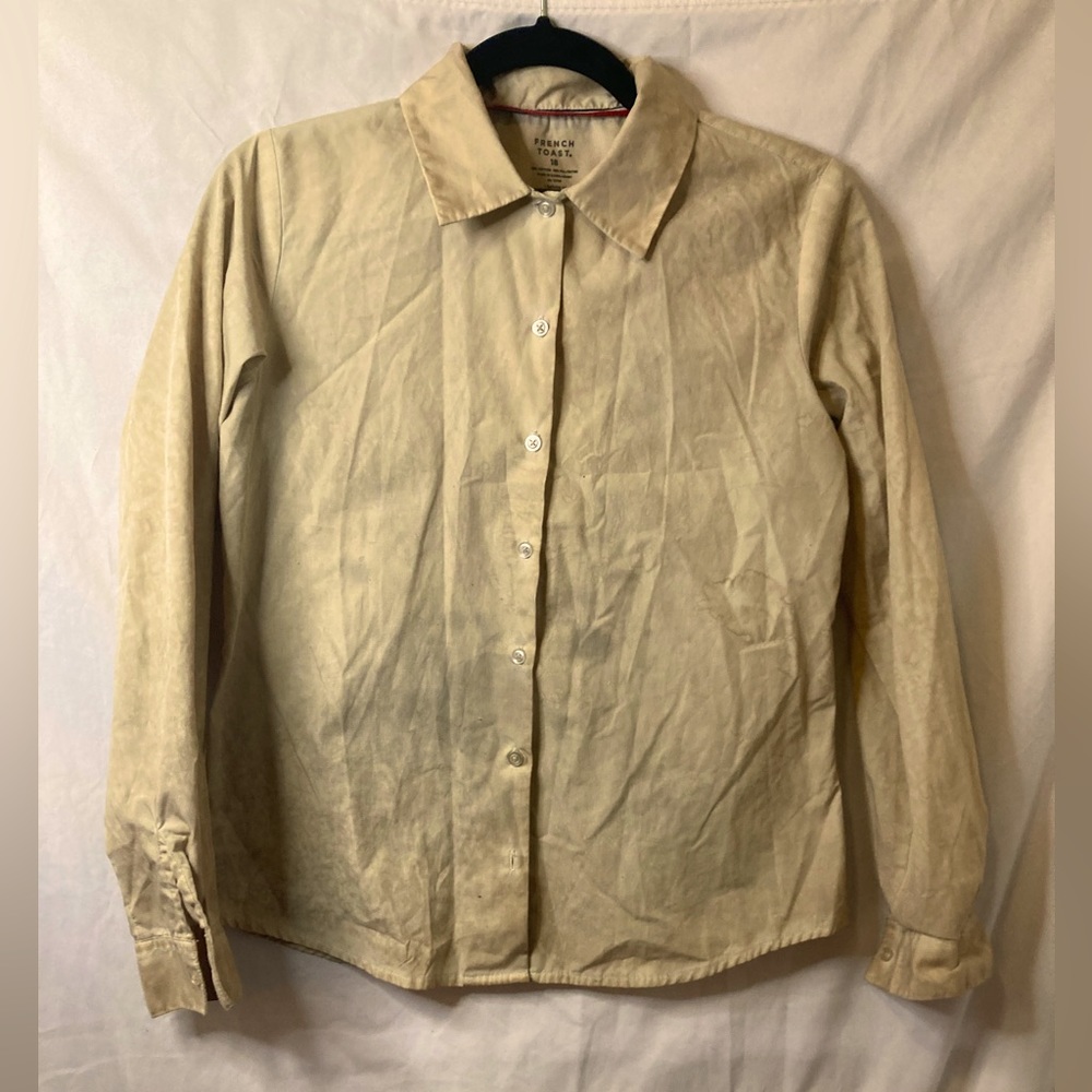 Tan Cream Button down🤎